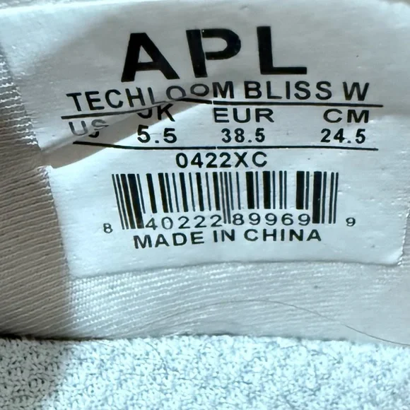 APL Women's Light Pink and White Slip-On Sneakers - Picture 6 of 6